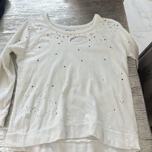 Long Sleeve Studded Sweatshirt